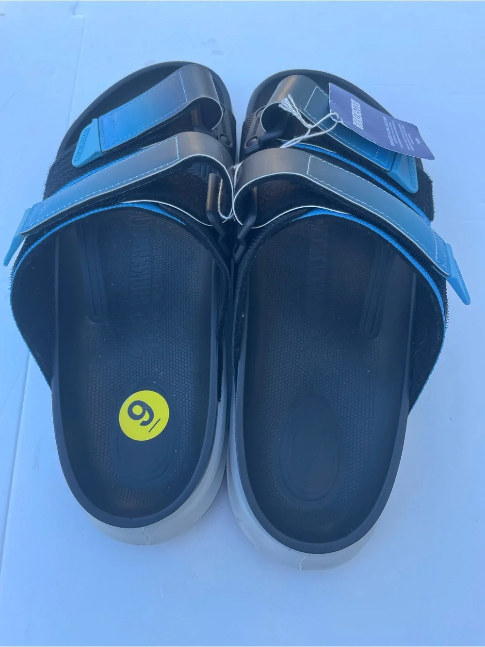 BIRKENSTOCK Atacama Men's Sandals Blue Ombre Sky Blue Size 9 Comfort Slide